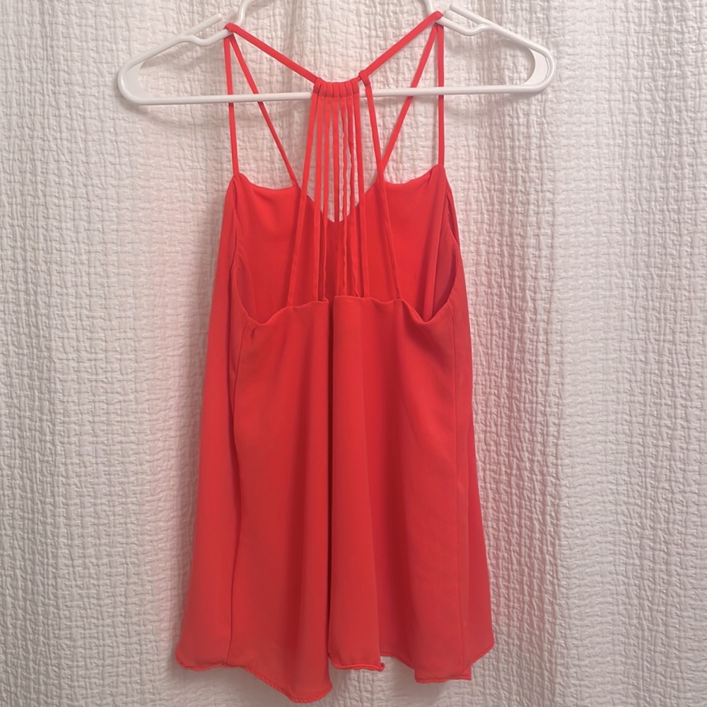 Express Multi-Strap Razor Back Tank Blouse - Picture 2 of 2